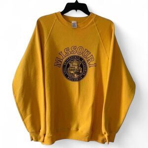 Russell-athletic Men's Yellow and Gold Sweatshirt